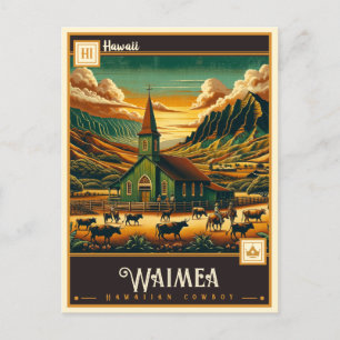 Waimea, Hawaï Briefkaart