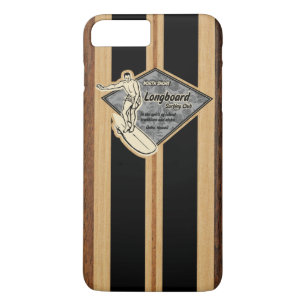 Waimea Surfboard Hawaiian Faux Wood iPhone 8 Plus / 7 Plus Hoesje