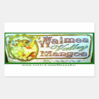  Waimea Valley Mangoes Kauai Sticker