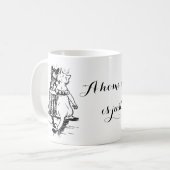 Wain Cat Home Art Koffiemok (Voorkant links)