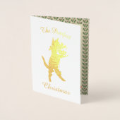 Wain Cats Kerstfeest Fun Folie Kaarten (Voorkant)