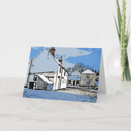 Wainscoats Cottage, Harthill met Woodall. Kaart