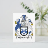 Wainwright Family Crest Briefkaart (Staand voorkant)