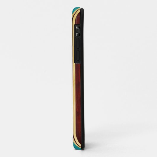 Waipahu Pipeline Striped Hawaiin Surfboard Case-Mate iPhone Case (Achterkant/links)