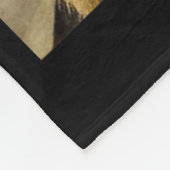 Wait I'm Goated Funny Thinking Monkey Meme Brainro Fleece Deken (Hoek)