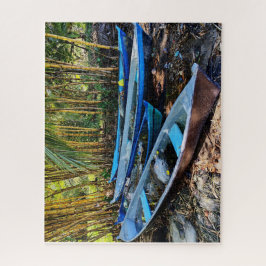 Waiting Boats, Amatique Bay Puzzle Legpuzzel