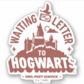 Waiting for my Letter to HOGWARTS™ Sticker (Voorkant)