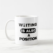 Waiting Is Also A Position — Trader Mug Design (Gauche)