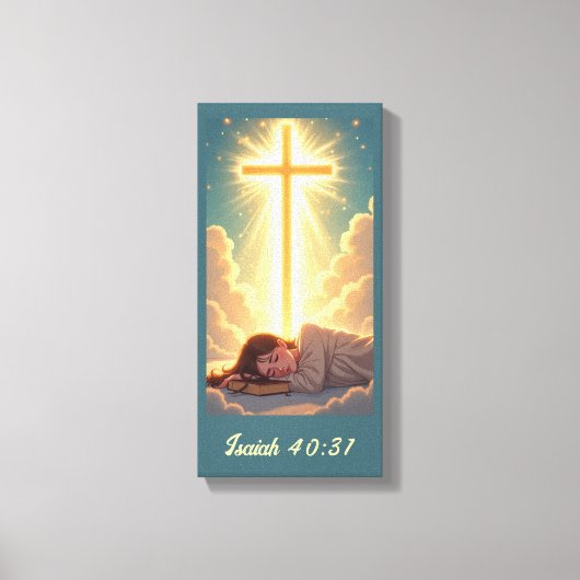 Waiting on the Lord Canvas Afdruk (Voorkant)