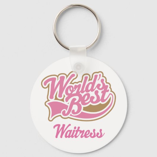 Waitress Gift Sleutelhanger (Voorkant)
