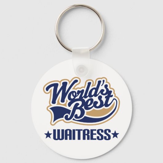 Waitress Gift Sleutelhanger (Voorkant)