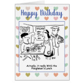 Waitress in Pub Dit que repas Vraiment était Plowm (Devant)