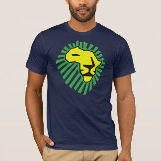 Waka waka Green Mane Yellow Lion Shirt