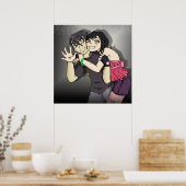 Wakaba en Arai Poster (Keuken)