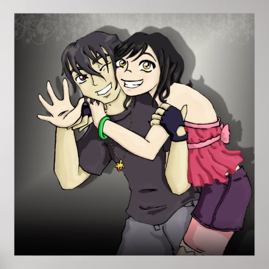 Wakaba en Arai Poster (Voorkant)