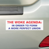 WAKE BUMPERSTICKER (Op auto)