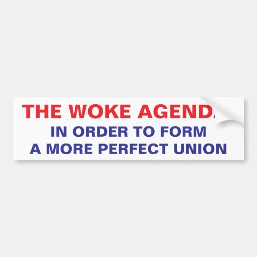 WAKE BUMPERSTICKER (Voorkant)