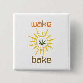 Wake en Bake Vierkante Button 5,1 Cm