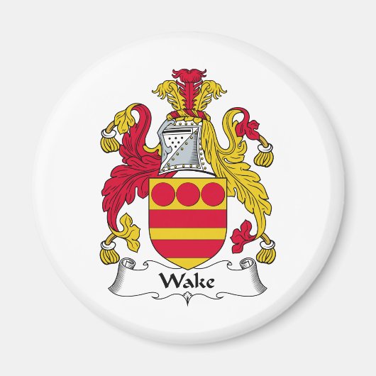 Wake Family Crest Magneet (Voorkant)