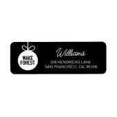 Wake Forest-universiteit | Wake Forest Etiket (Voorkant)