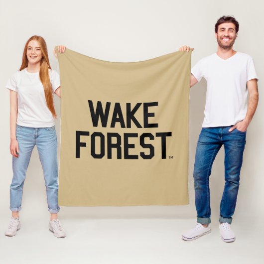 Wake Forest-universiteit | Wake Forest Fleece Deken (In situ)
