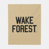 Wake Forest-universiteit | Wake Forest Fleece Deken (Voorkant)