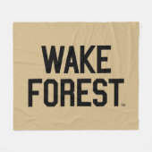 Wake Forest-universiteit | Wake Forest Fleece Deken (Voorkant (Horizontaal))