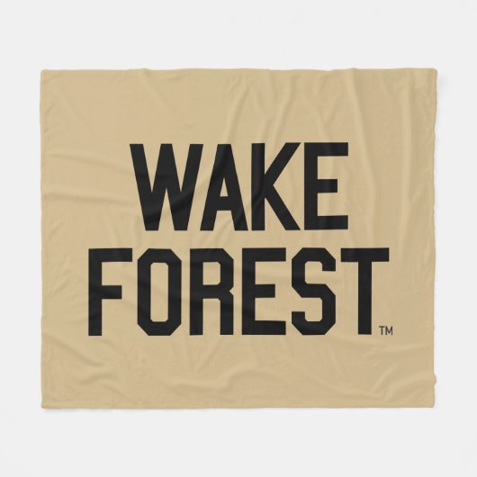 Wake Forest-universiteit | Wake Forest Fleece Deken (Voorkant (Horizontaal))