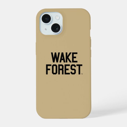 Wake Forest-universiteit | Wake Forest iPhone 15 Hoesje (Achterkant)