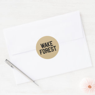 Wake Forest-universiteit   Wake Forest Ronde Sticker