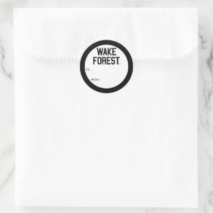 Wake Forest-universiteit   Wake Forest Ronde Sticker