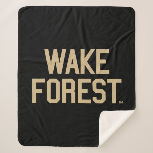 Wake Forest-universiteit | Wake Forest Sherpa Deken (Voorkant)