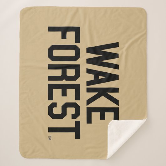 Wake Forest-universiteit | Wake Forest Sherpa Deken (Voorkant)