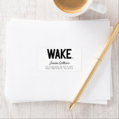 Wake Forest-universiteit | Wake Wordmark Etiket (Insitu)