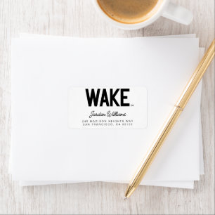 Wake Forest-universiteit   Wake Wordmark Etiket