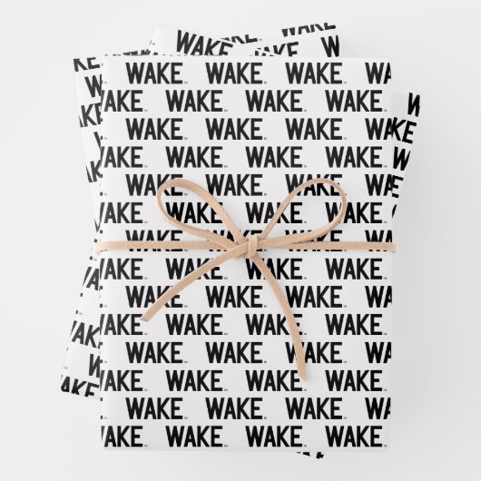 Wake Forest-universiteit | Wake Wordmark Inpakpapier Vel (In situ)