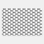 Wake Forest-universiteit | Wake Wordmark Inpakpapier Vel (Voorkant 2)