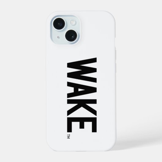 Wake Forest-universiteit | Wake Wordmark iPhone 15 Hoesje (Achterkant)