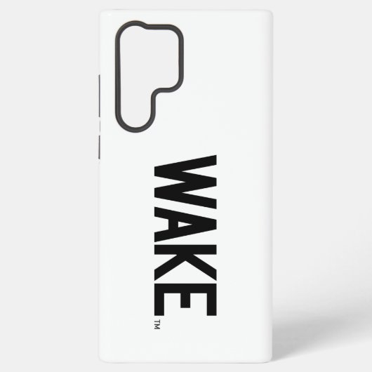Wake Forest-universiteit | Wake Wordmark Samsung Galaxy Hoesje (Achterkant)