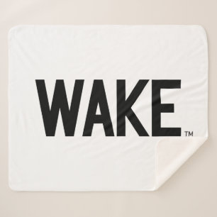 Wake Forest-universiteit   Wake Wordmark Sherpa Deken