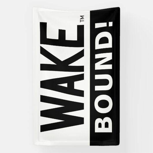 Wake Forest-universiteit | Wake Wordmark Spandoek (Verticaal)
