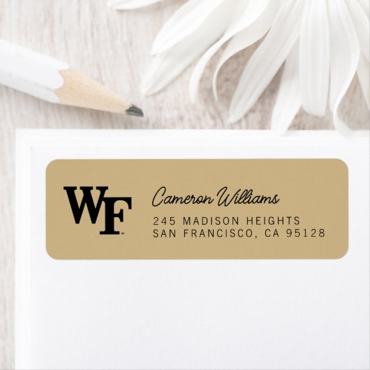 Wake Forest-universiteit | WF Etiket (Insitu)