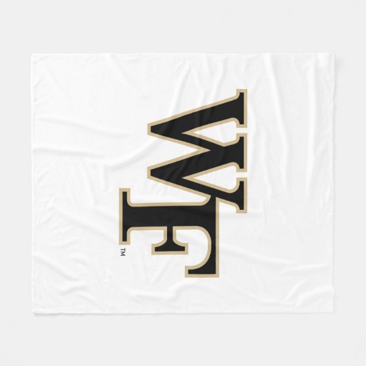 Wake Forest-universiteit | WF Fleece Deken (Voorkant (Horizontaal))