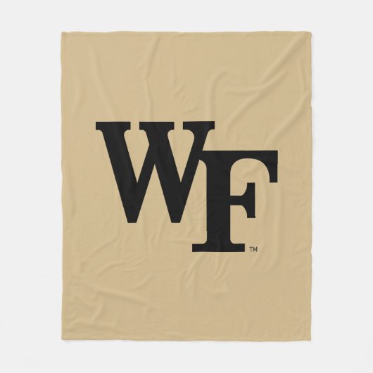 Wake Forest-universiteit | WF Fleece Deken (Voorkant)