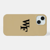Wake Forest-universiteit | WF iPhone 15 Hoesje (Achterkant horizontaal)
