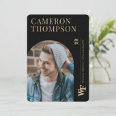 Wake Forest-universiteit | WF Kaart (Staand voorkant)