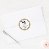 Wake Forest-universiteit | WF Ronde Sticker (Envelop)