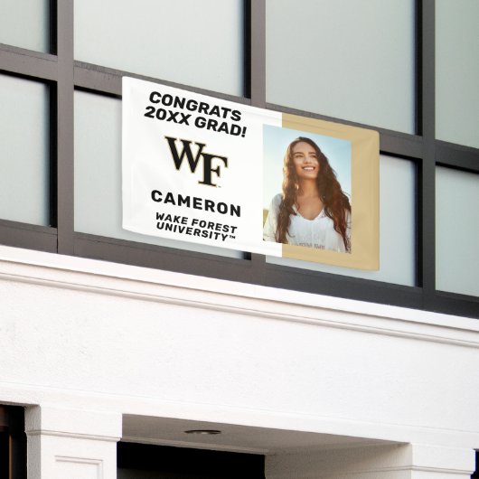 Wake Forest-universiteit | WF Spandoek (Buitenkant Gebouw)
