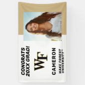 Wake Forest-universiteit | WF Spandoek (Verticaal)