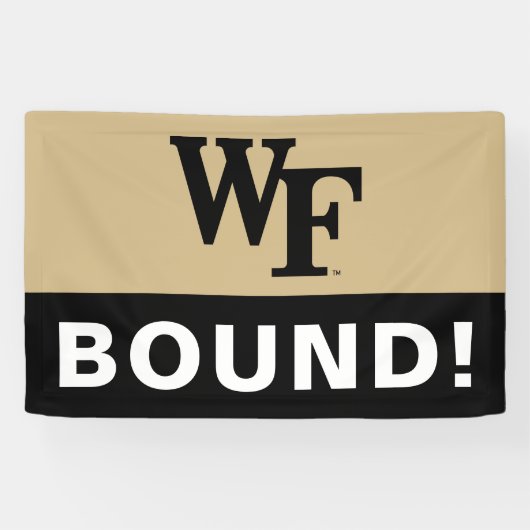 Wake Forest-universiteit | WF Spandoek (Horizontaal)